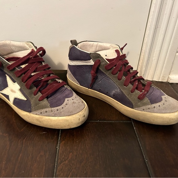 Golden Goose Midstar navy grey and burgundy size 36 - Picture 2 of 9